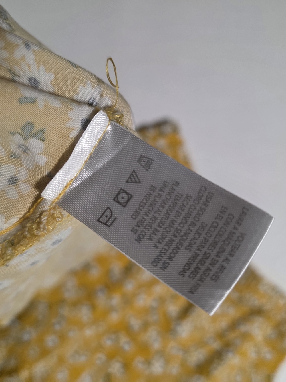 Girls' Size S (6/6X) Zunie Yellow Floral Tank Top & Shorts Set - Picture 6 of 6